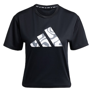 Foto 1 | Foto 1 | Run It Bl Tee W Adidas Negro Mujer