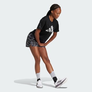 Foto 5 | Foto 5 | Run It Bl Tee W Adidas Negro Mujer