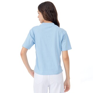 Foto 3 | Foto 3 | Playera Ancha Básica Para Mujer Quarry Color Azul