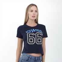 Crop Top Casual Fwt K-swiss Para Mujer