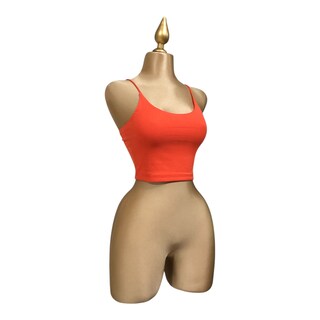 Foto 5 | Foto 5 | Playera Top Tirantes Color Naranja Para Dama Erivel