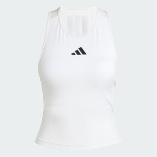 Foto 3 | Foto 3 | Playera Sin Mangas Espalda Cruzada Power 3 Franjas Adidas Blanco Mujer