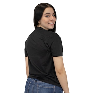Foto 3 | Foto 3 | Playera Slim Fit Indicum Denim Negro para Mujer
