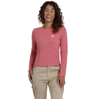 Foto 1 | Foto 1 | Playera Lee Mujer Quality Genuine Slim Fit 517 Rosa