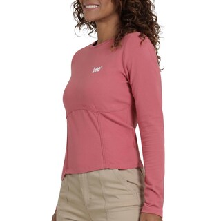 Foto 5 | Foto 5 | Playera Lee Mujer Quality Genuine Slim Fit 517 Rosa