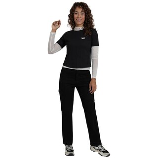 Foto 4 | Foto 4 | Playera Lee Mujer Quality Genuine Slim Fit 309 Negro