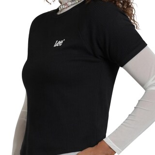 Foto 5 | Foto 5 | Playera Lee Mujer Quality Genuine Slim Fit 309 Negro