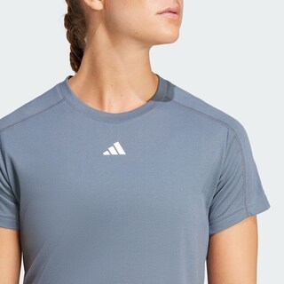 Foto 7 | Foto 7 | Playera Aeroready Train Essentials Minimal Branding Cuello Redondo Adidas Negro para Mujer