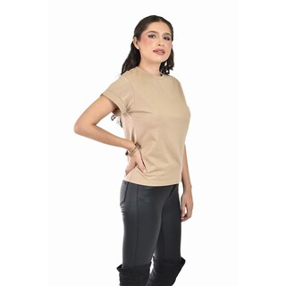 Foto 2 | Foto 2 | Playera Básica Manga Corta /juvenil  0011 (beige) Beige