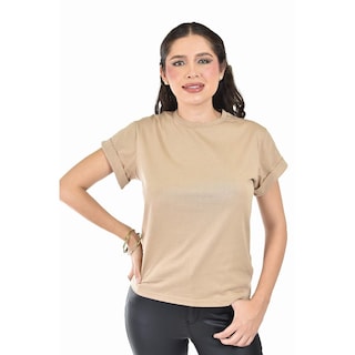 Foto 4 | Foto 4 | Playera Básica Manga Corta /juvenil 0011 (beige) Beige