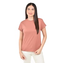 Playera Básica Manga Corta /juvenil  0011 (chedron) Cafe