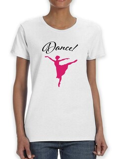 Foto 1 | Foto 1 | Playera Smartprintsink para Mujer - Baila! Bailarina De Ballet