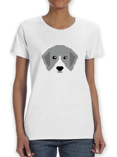Foto 1 | Foto 1 | Playera Smartprintsink Mujer Perrito En Pixeles