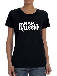 Foto 1 | Foto 1 | Playera Smartprintsink color Negro para Mujer Reina de las Siestas