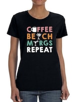 Playera Smartprintsink Mujer con Frase color Negro