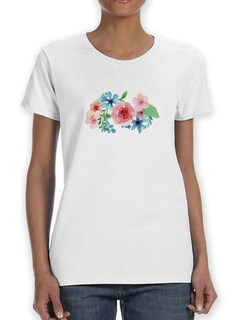 Foto 1 | Foto 1 | Playera Smartprintsink para Mujer - Flores de Acuarela