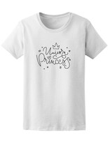 Playera Smartprintsink Mujer con Diseño de Princesa Unicornio