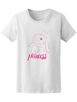 Playera Smartprintsink Mujer con Diseño de Princesita Coneja