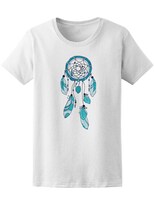 Playera Smartprintsink para Mujer Atrapasueños color Azul Aqua