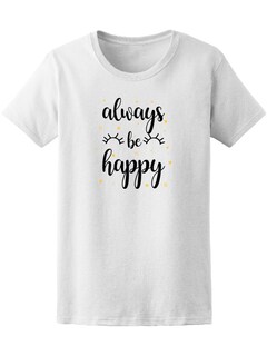 Foto 1 | Foto 1 | Playera Smartprintsink para Mujer Diseño Siempre Se Feliz