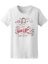 Playera Smartprintsink color Blanco para Mujer Niña Cáncer