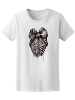 Playera Smartprintsink Mujer Con Cabello Sujeto En Moño