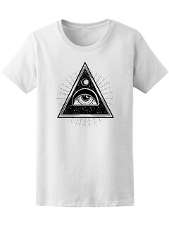 Foto 1 | Foto 1 | Playera Smartprintsink Mujer Triángulo Con Ojo Cósmico