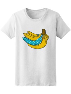 Foto 1 | Foto 1 | Playera Smartprintsink Mujer Ilustración De Racimo De Plátanos/ Pop Art