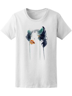 Foto 1 | Foto 1 | Playera Smartprintsink color Blanco para Mujer Arte en Acuarelas