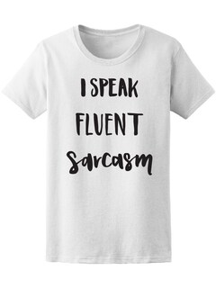 Foto 1 | Foto 1 | Playera Smartprintsink Mujer Hablo Sarcasmo Fluido