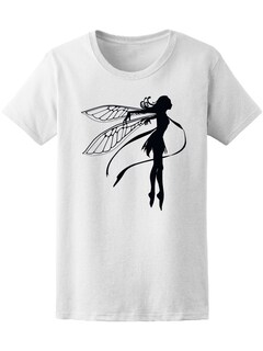 Foto 1 | Foto 1 | Playera Smartprintsink Mujer Silueta Hada Bailando Ballet