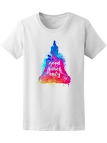 Playera Smartprintsink color Blanco para Mujer Solo Vibras Positivas