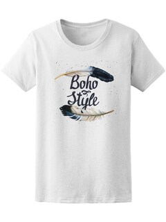 Foto 1 | Foto 1 | Playera Smartprintsink color Blanco para Mujer Estilo Boho