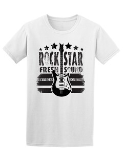 Foto 1 | Foto 1 | Playera Smartprintsink color Blanco para Mujer Estrella del Rock