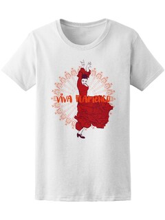 Foto 1 | Foto 1 | Playera Smartprintsink para Mujer Diseño Viva Flamenco