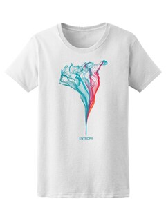Foto 1 | Foto 1 | Playera Smartprintsink para Mujer Diseño Abstracto Rosa y Azul