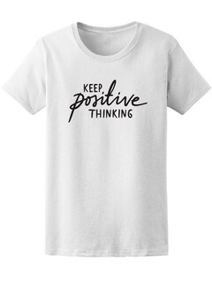 Foto 1 | Foto 1 | Playera Smartprintsink Mujer Quedate Con Pensamientos Positivos