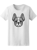 Playera Smartprintsink Mujer Ilustración/ Cachorro Bulldog Francés