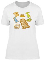 Playera Smartprintsink Mujer Ilustración/ Pequeños Dinosaurios