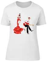 Playera para Mujer Smartprintsink color Blanco