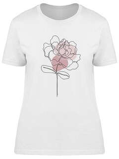 Foto 1 | Foto 1 | Playera Smartprintsink Mujer Ilustración Vintage/ Clavel