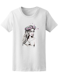 Foto 1 | Foto 1 | Playera Smartprintsink color Blanco para Mujer