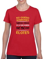 Playera Smartprintsink color Rojo para Mujer
