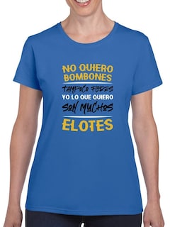 Foto 1 | Foto 1 | Playera Smartprintsink color Azul para Mujer