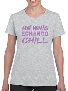 Foto 1 | Foto 1 | Playera Smartprintsink color Gris para Mujer