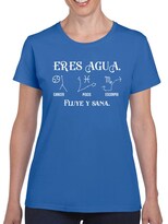Playera Smartprintsink color Azul para Mujer