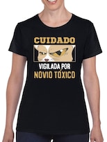 Playera Smartprintsink color Negro para Mujer