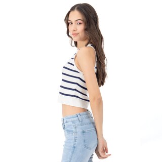 Foto 2 | Foto 2 | Playera Para Mujer Quarry Cropped De Punto Sin Mangas