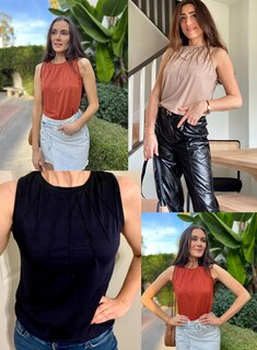 Foto 6 | Foto 6 | Camiseta Sin Mangas Blencot Sail Blue Para Mujer De Verano, Talla L - Venta Internacional.