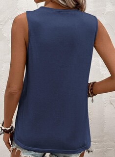 Foto 3 | Foto 3 | Camiseta Sin Mangas Blencot Para Mujer Summer Sail Blue, Talla Xl - Venta Internacional.